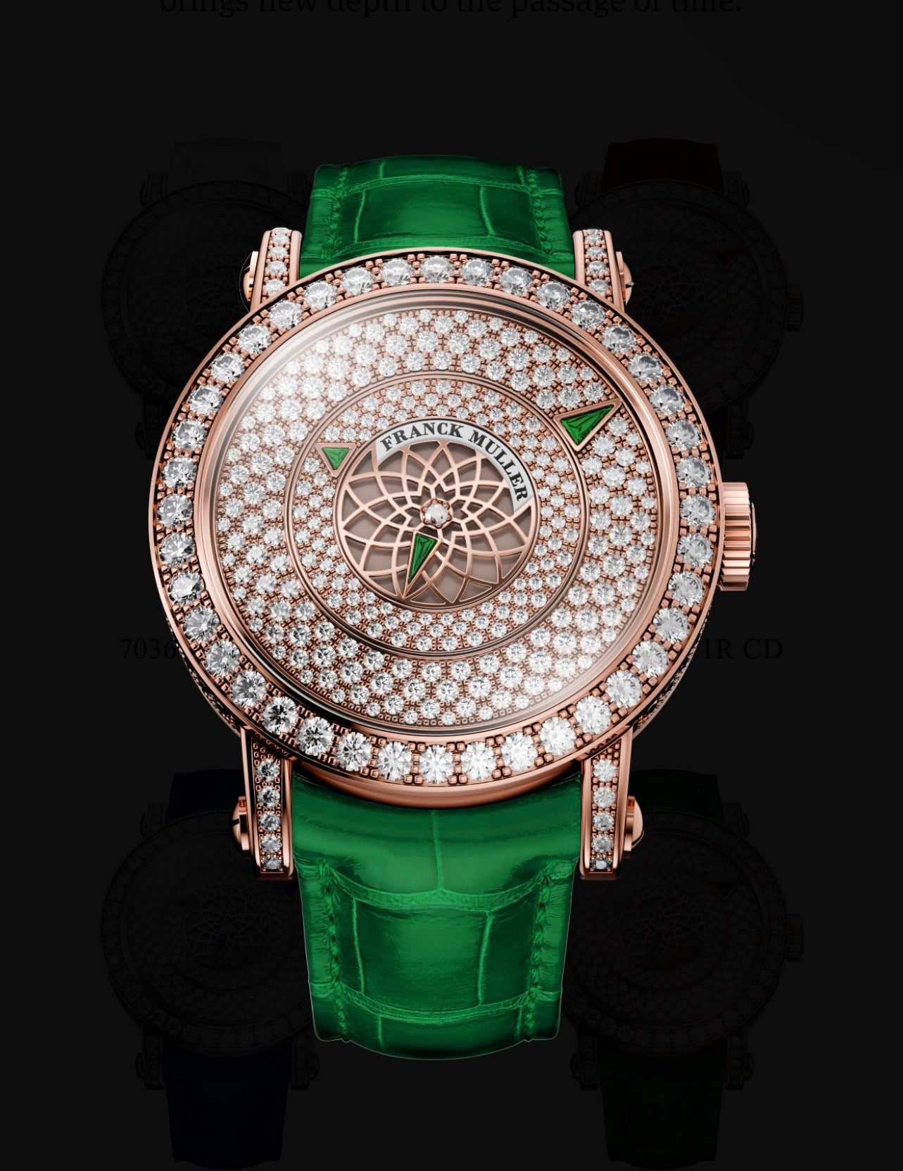 Franck Muller luxury watch.